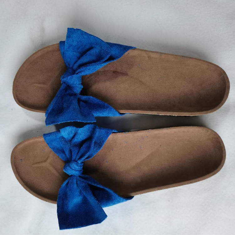Plus Size Bow Slippers New Platform Beach Shoes Women - Image 10