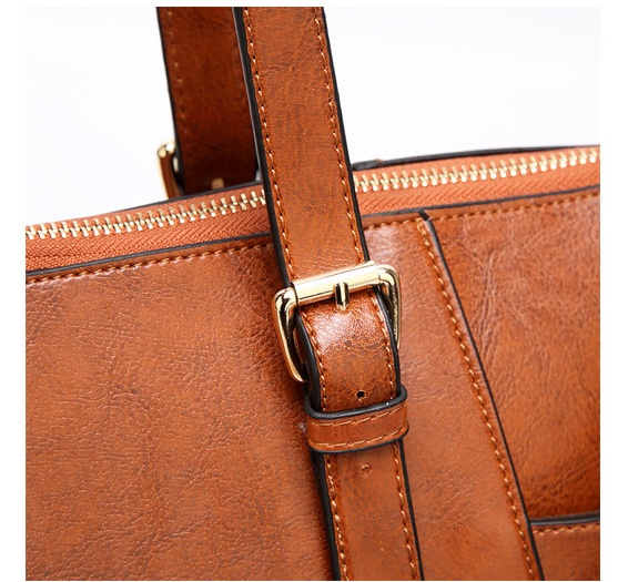 Oil Wax Leather Large Tote Bag – view 2