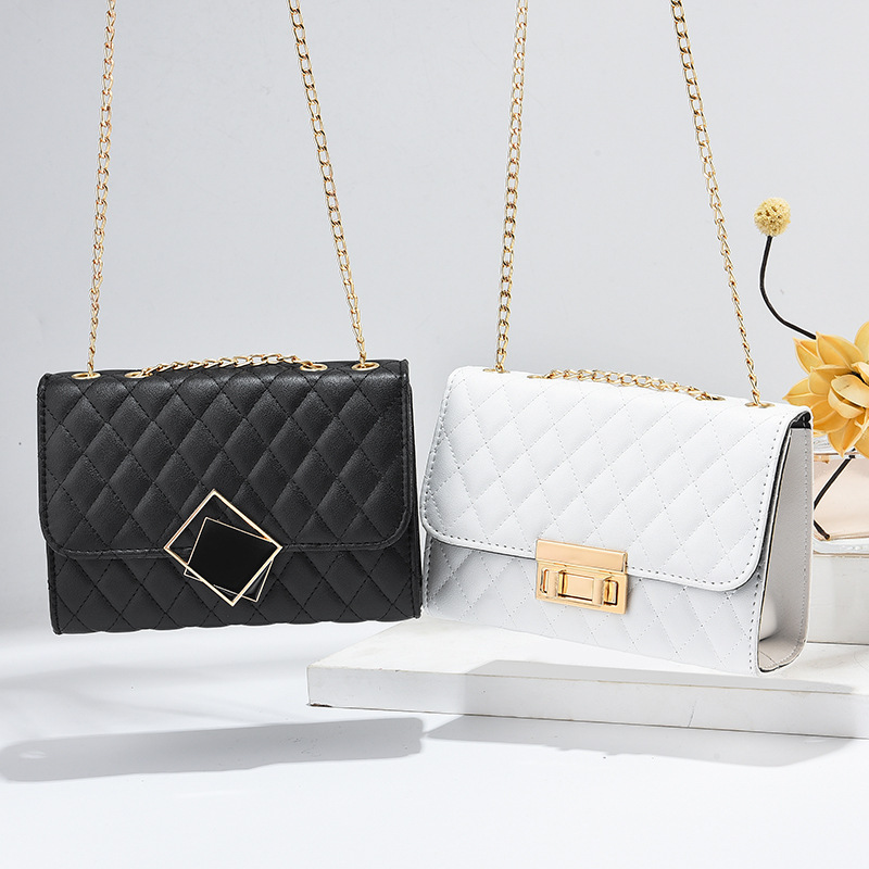 Vintage Quilted Mini Square Crossbody Bag – view 6