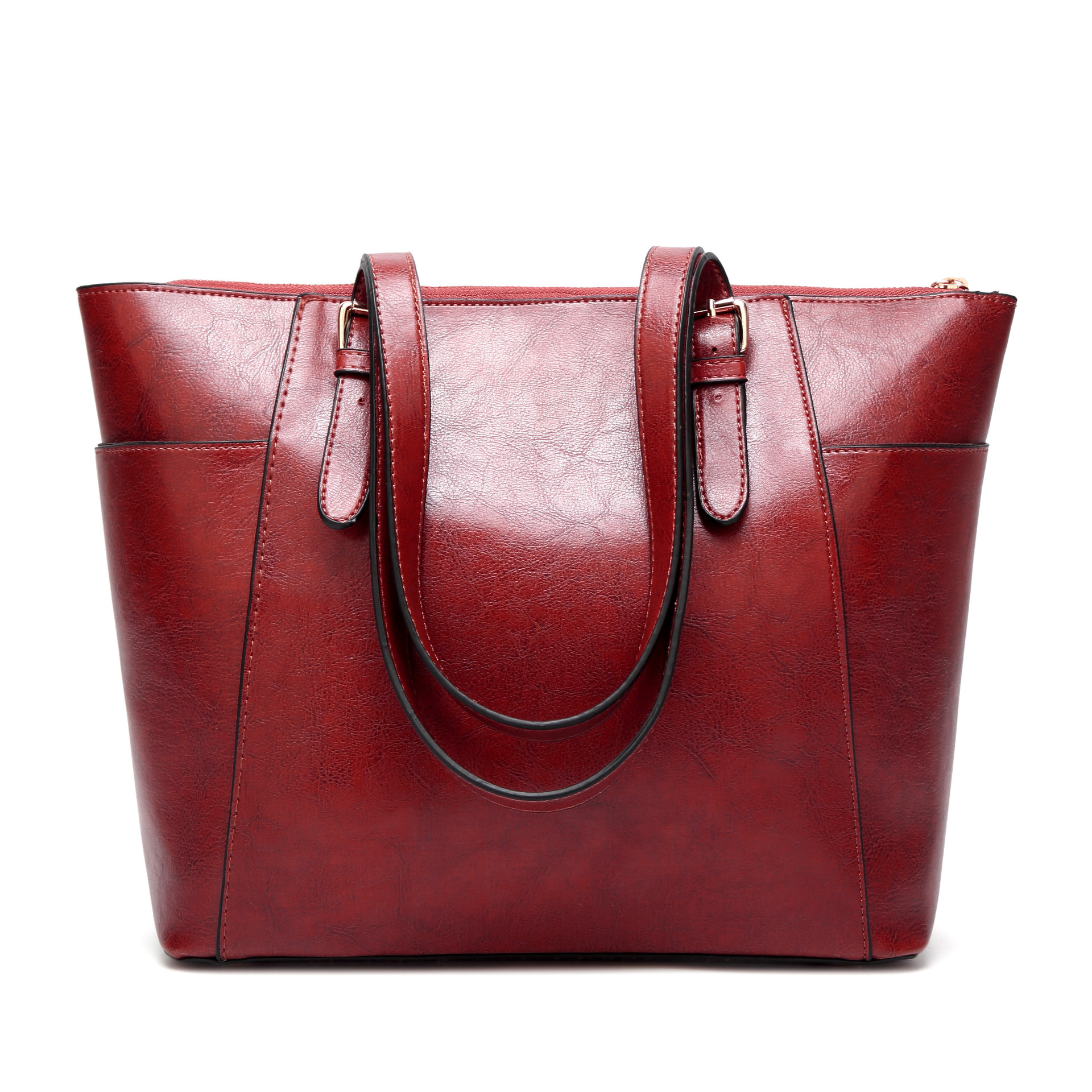 Oil Wax Leather Large Tote Bag – view 7