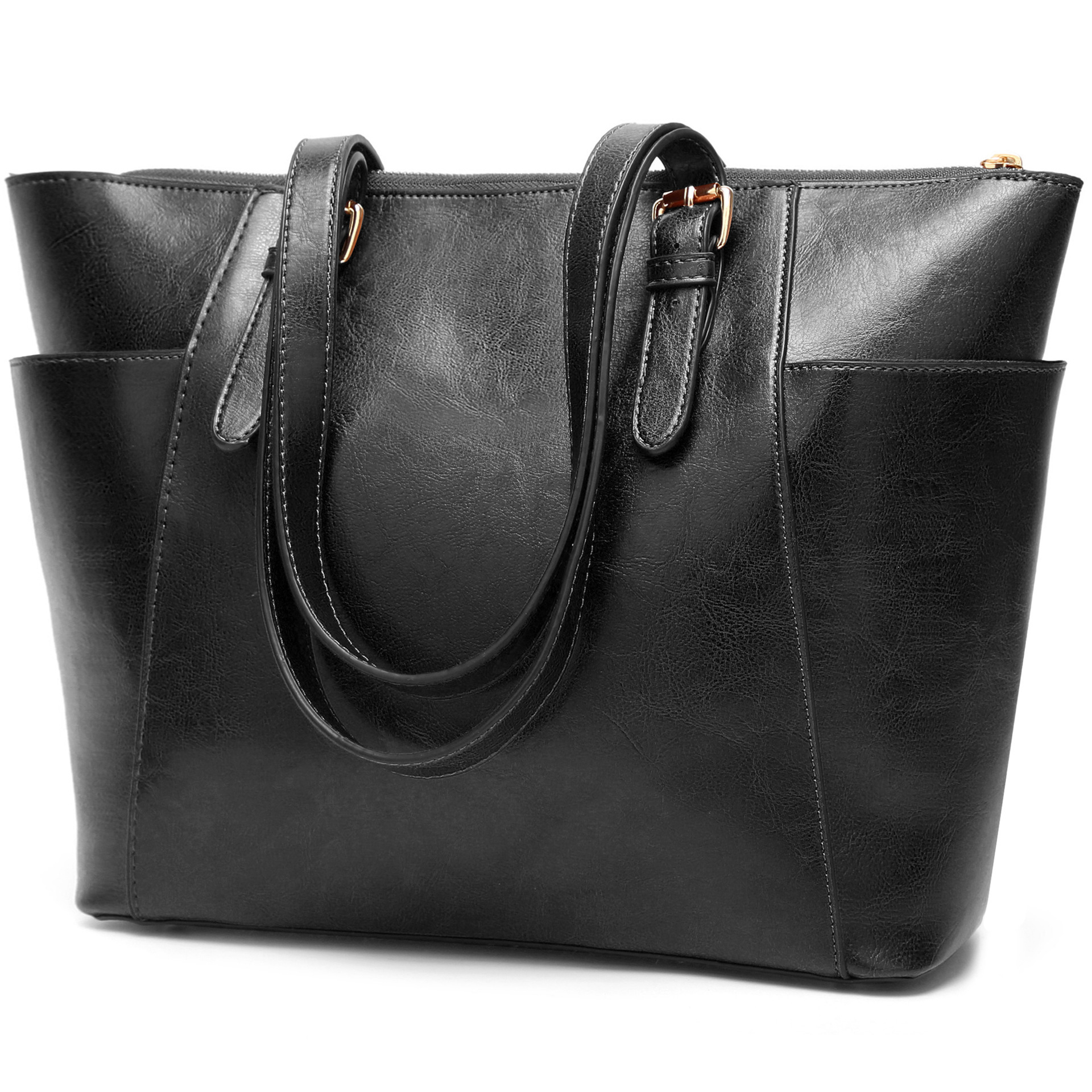 Oil Wax Leather Large Tote Bag – view 10