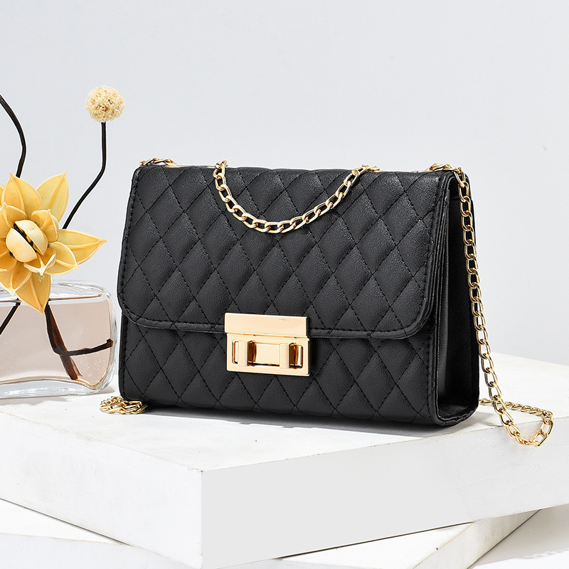 Vintage Quilted Mini Square Crossbody Bag – view 8