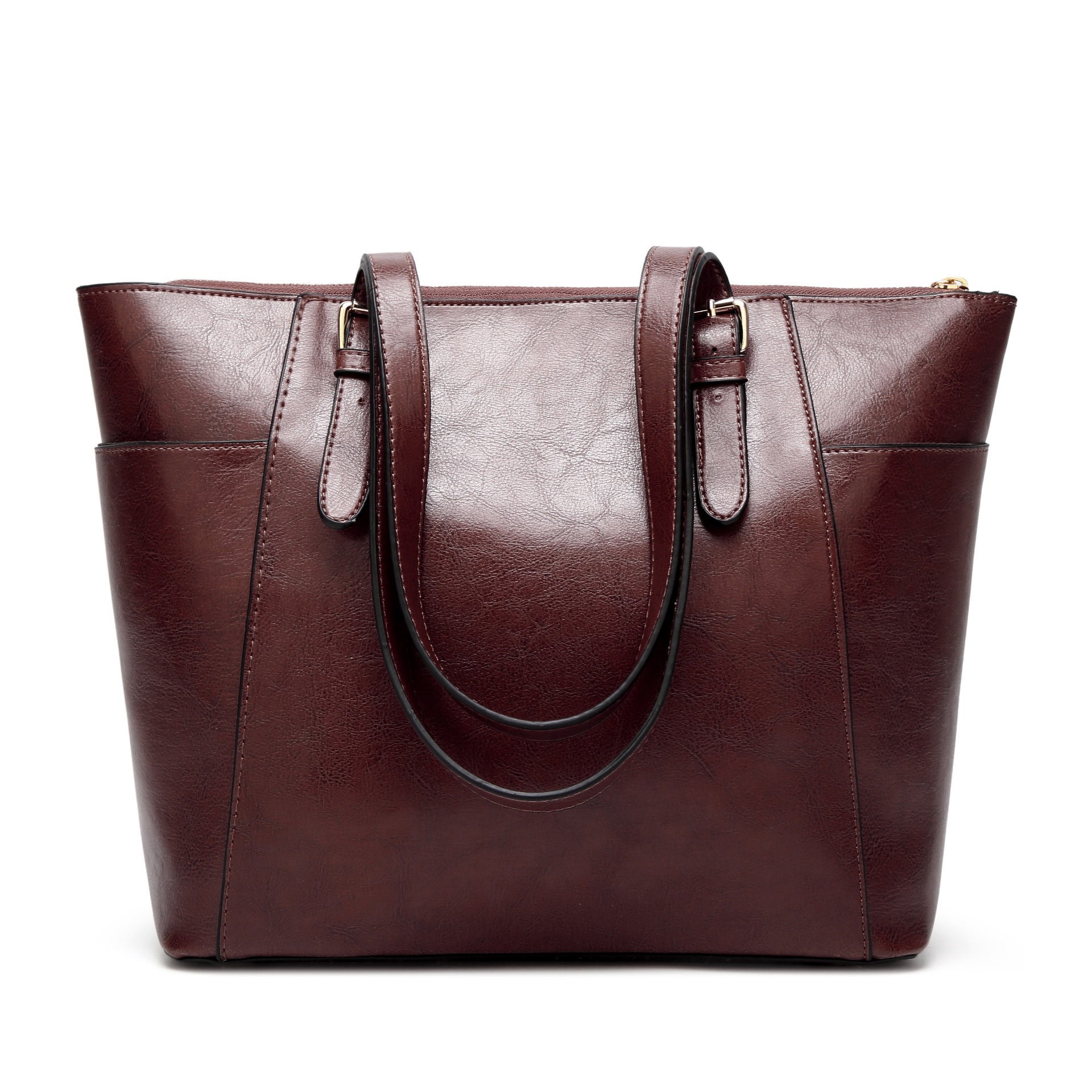 Oil Wax Leather Large Tote Bag – view 4
