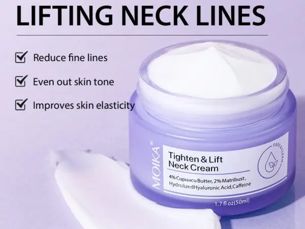 Neck Wrinkle Removal Cream Tightening Firming Fade Fine Lines Anti-Aging Necklines Lifting Shaping Beauty Neck Cream